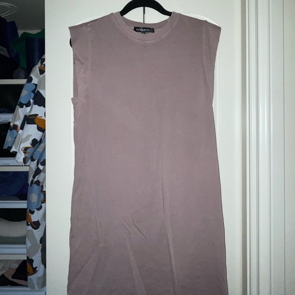 Dynamite Dusty pink T-shirt Dress - Picture 2 of 2